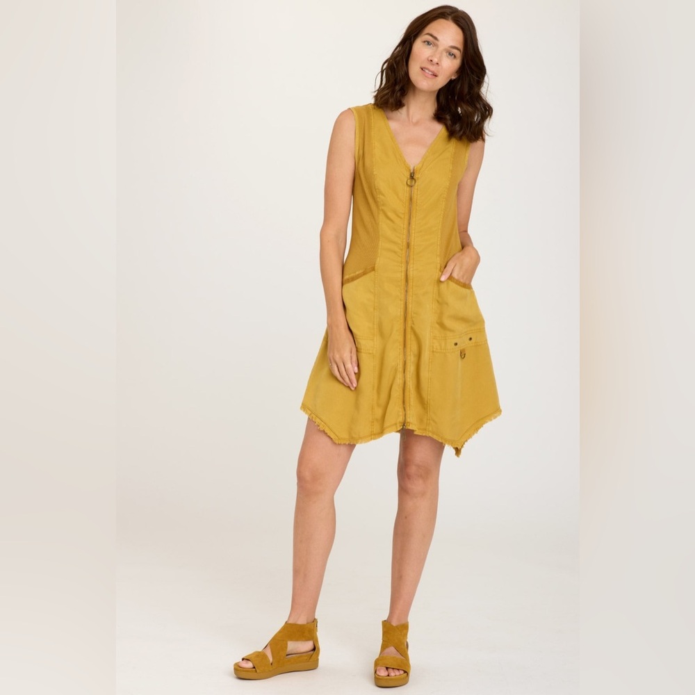 XCVI Melar Dress, Golden Yellow